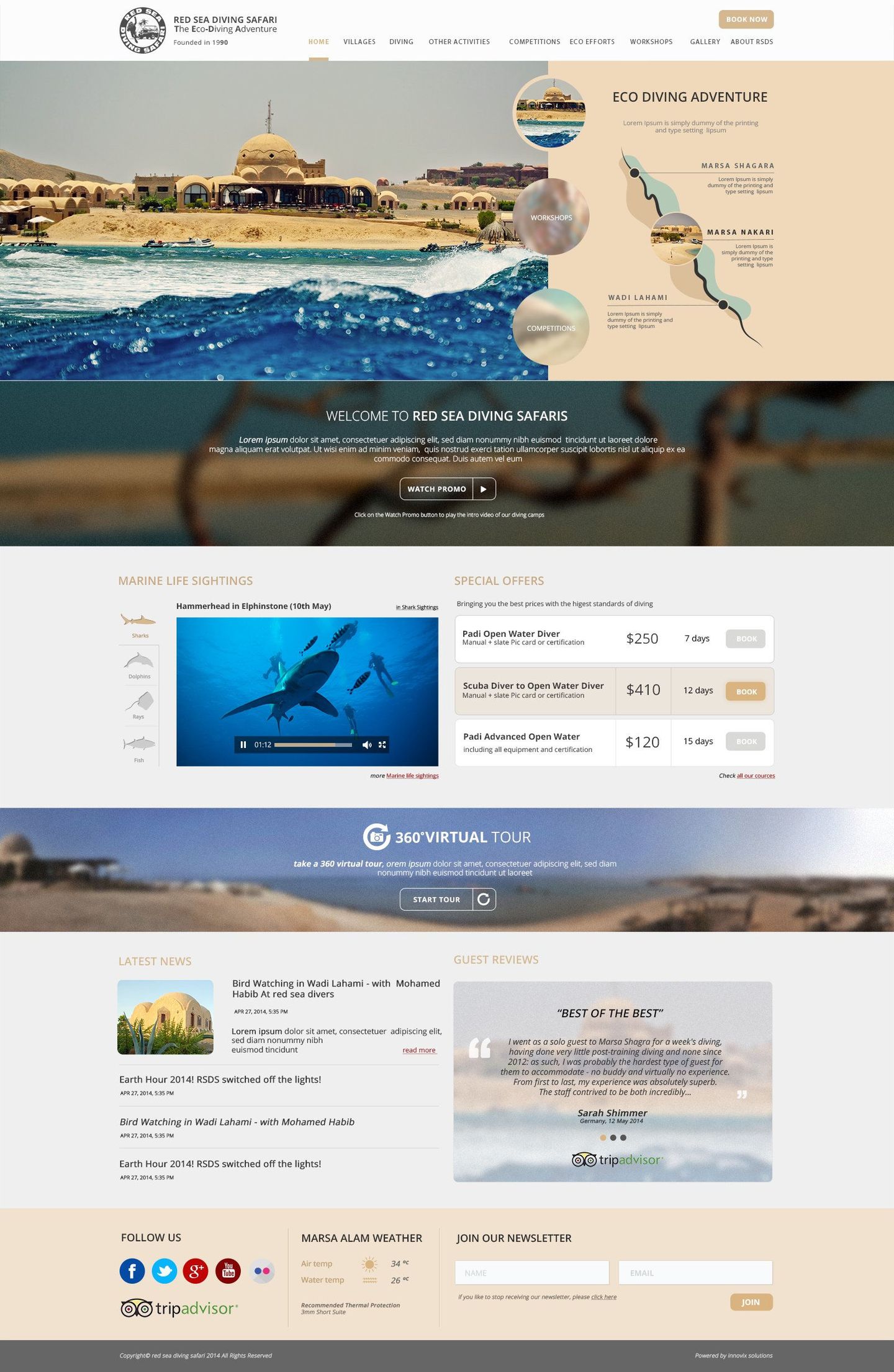 Red Sea Diving Safari Website